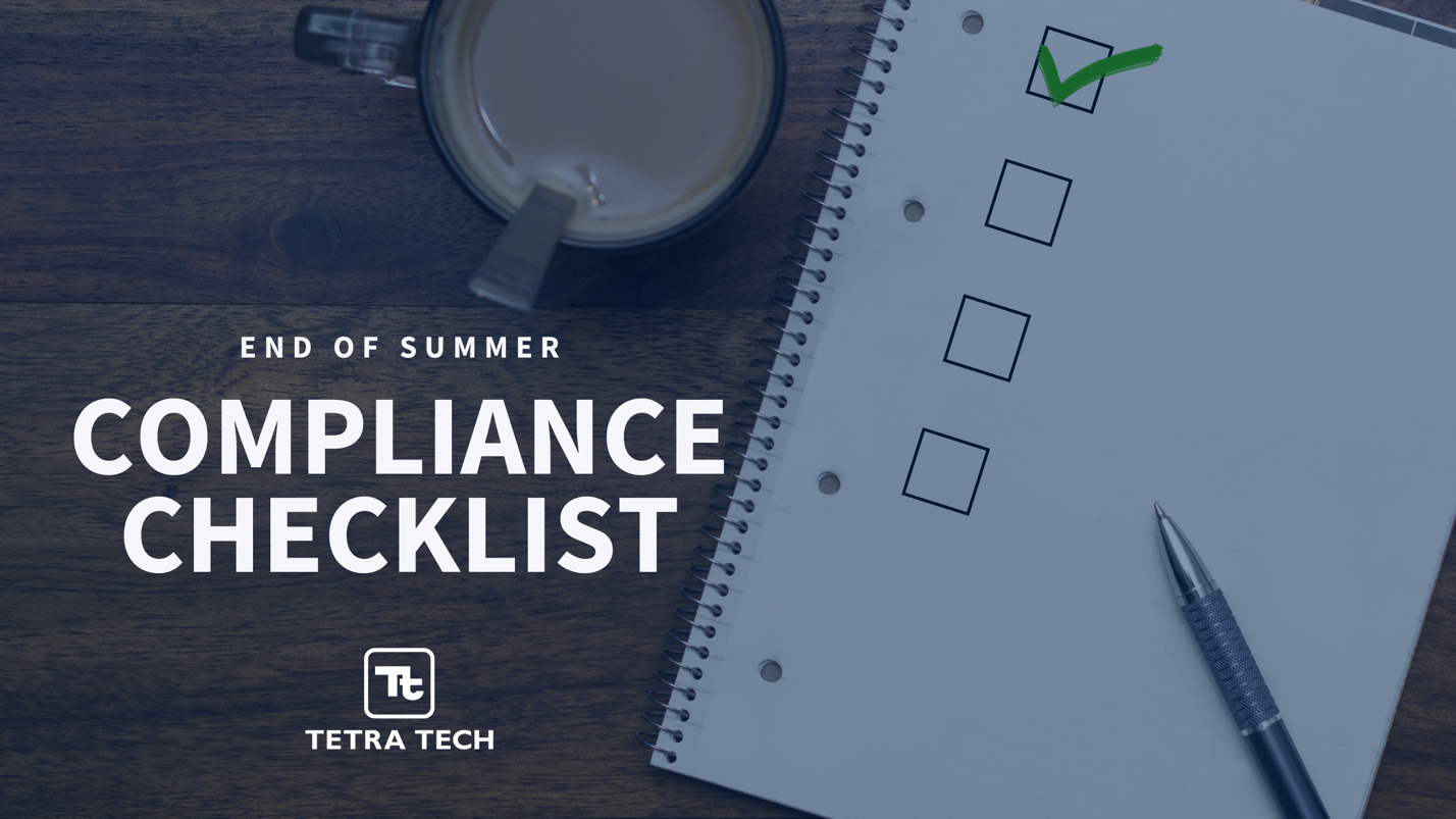 Product Compliance Checklist Tetra Tech Sustainable Markets